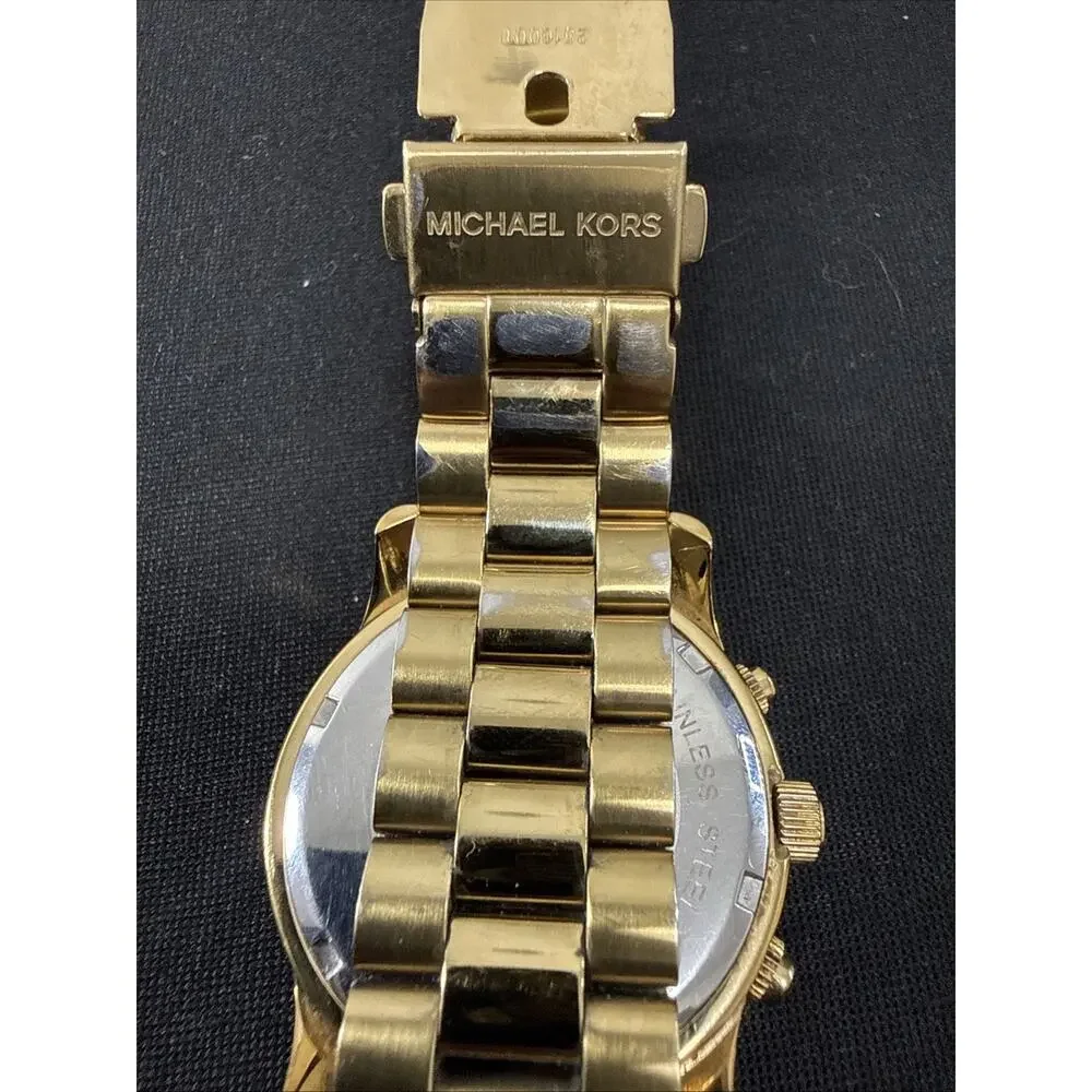 MICHAEL KORS RUNWAY MK-5055 WOMENS NEW BATTERY 5.75-6” BAND 38mm CASE (B30)